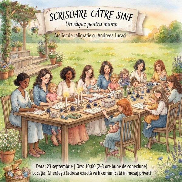 Scrisoare catre sine - atelier de caligrafie