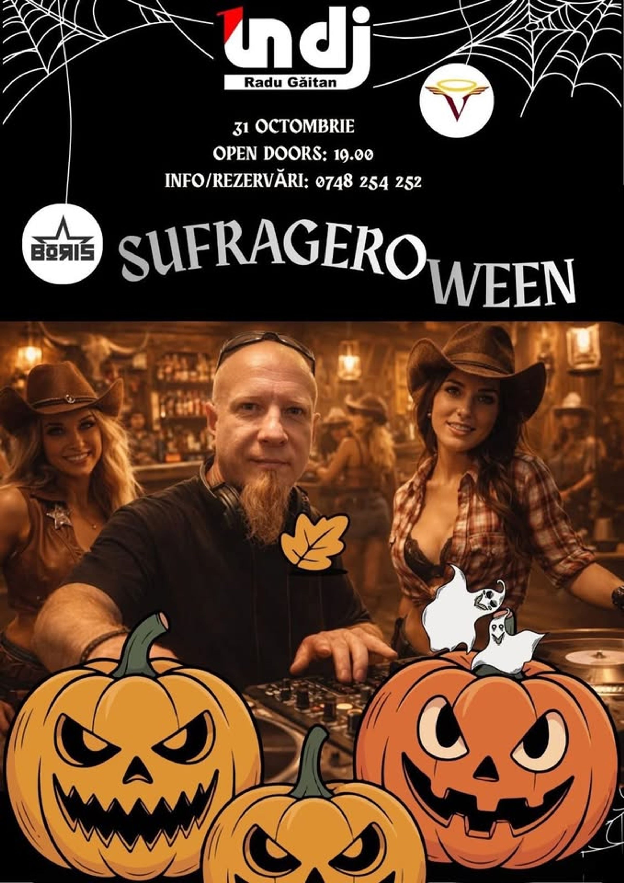 Afis SUFRAGEROWEEN – Beraria Valhalla, Bacau