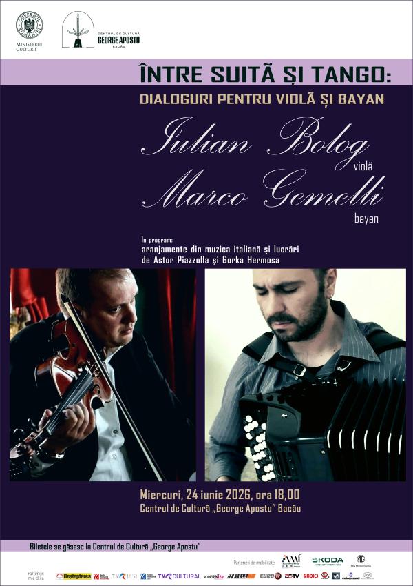 Intre suita si tango: dialoguri pentru viola si bayan