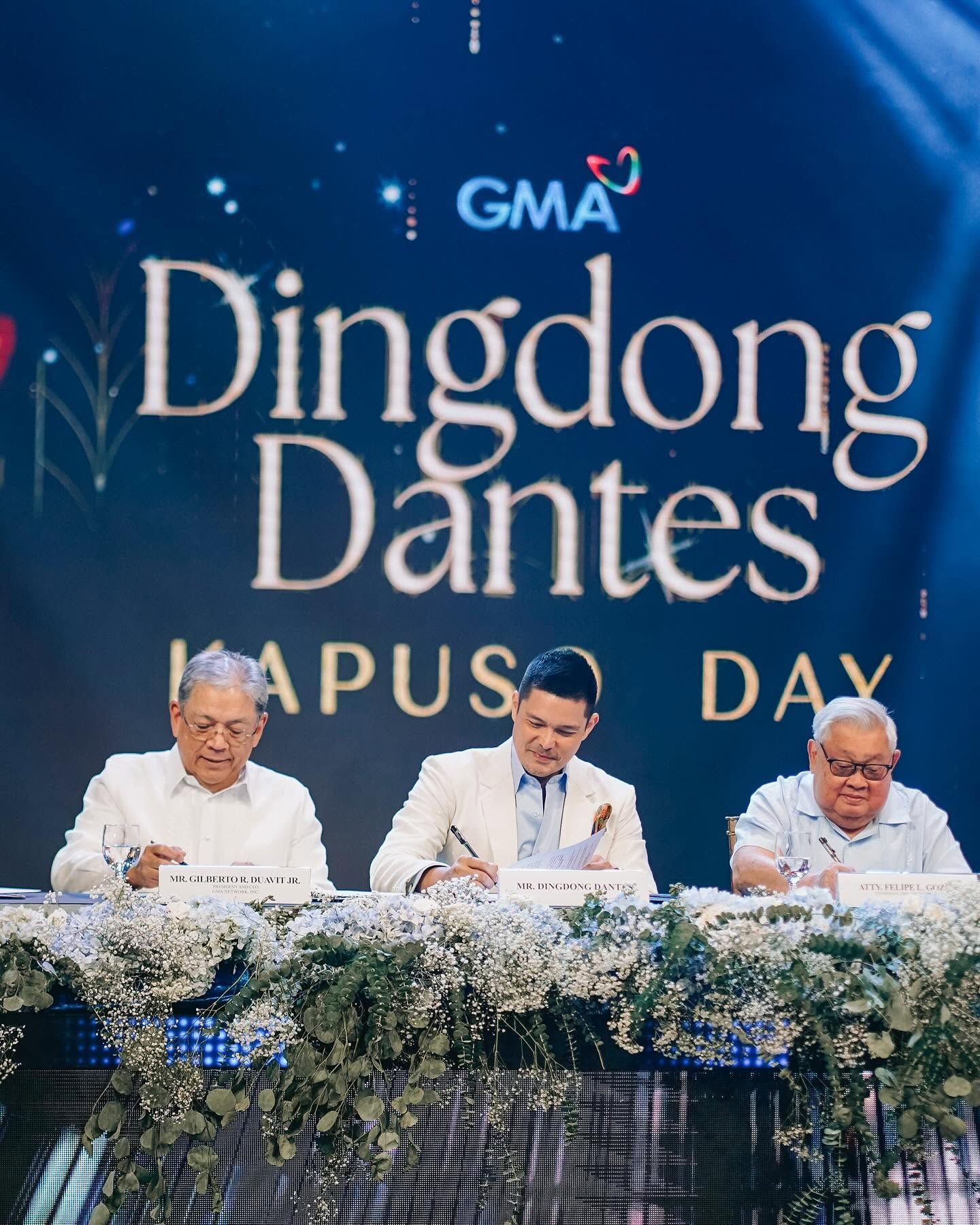 Dingdong Dantes Contract Signing