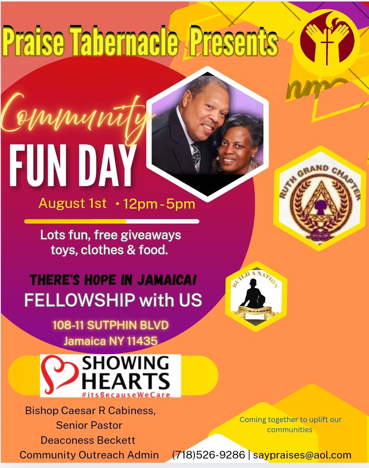 Community Fun Day flyer