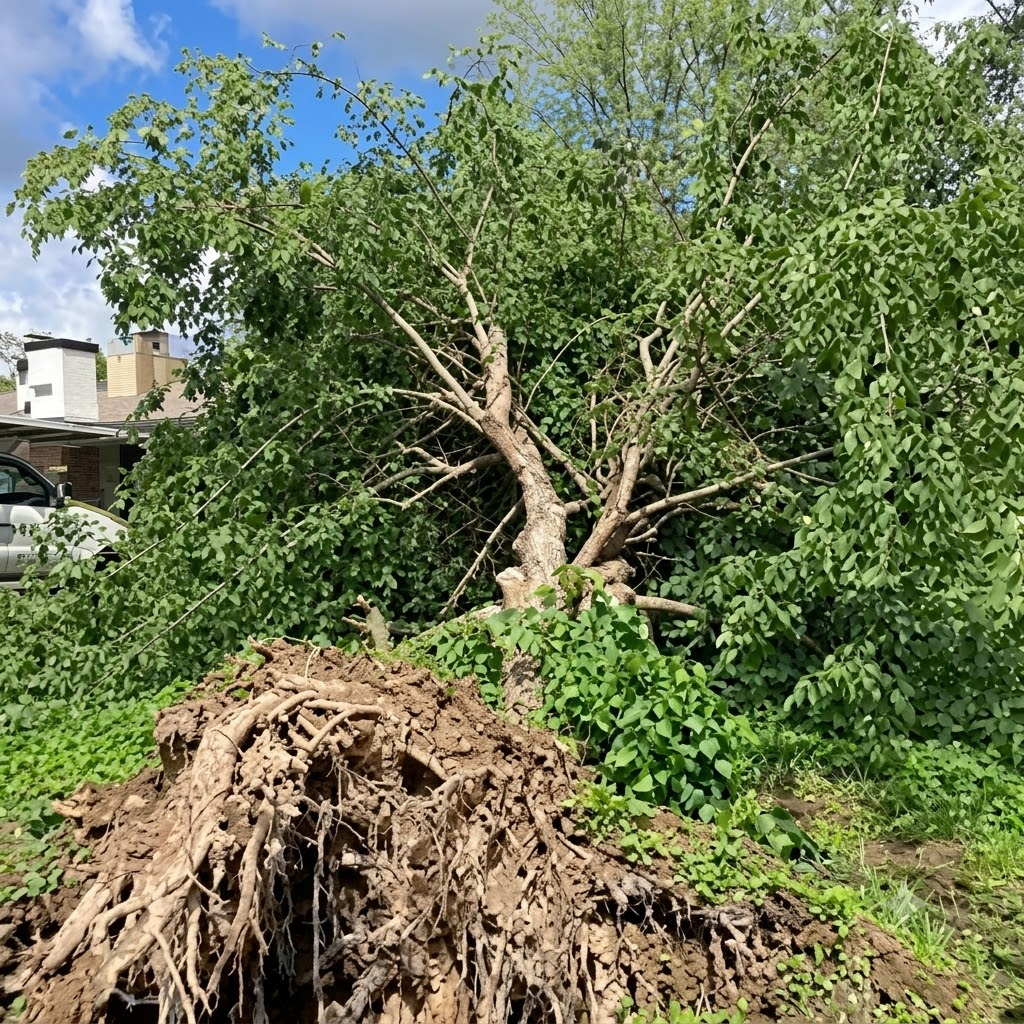 Pettibone Tree Service project — Storm Cleanup