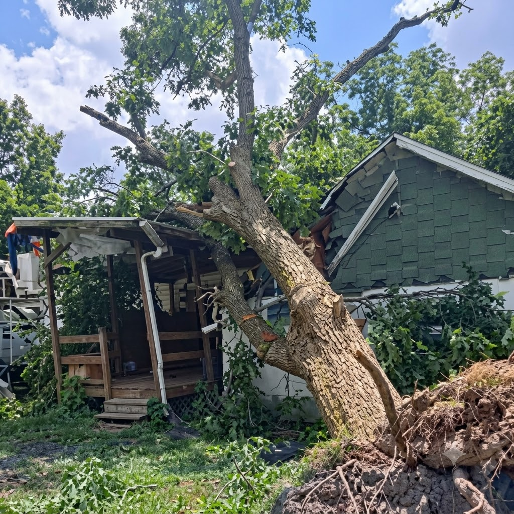 Pettibone Tree Service project — Storm Cleanup