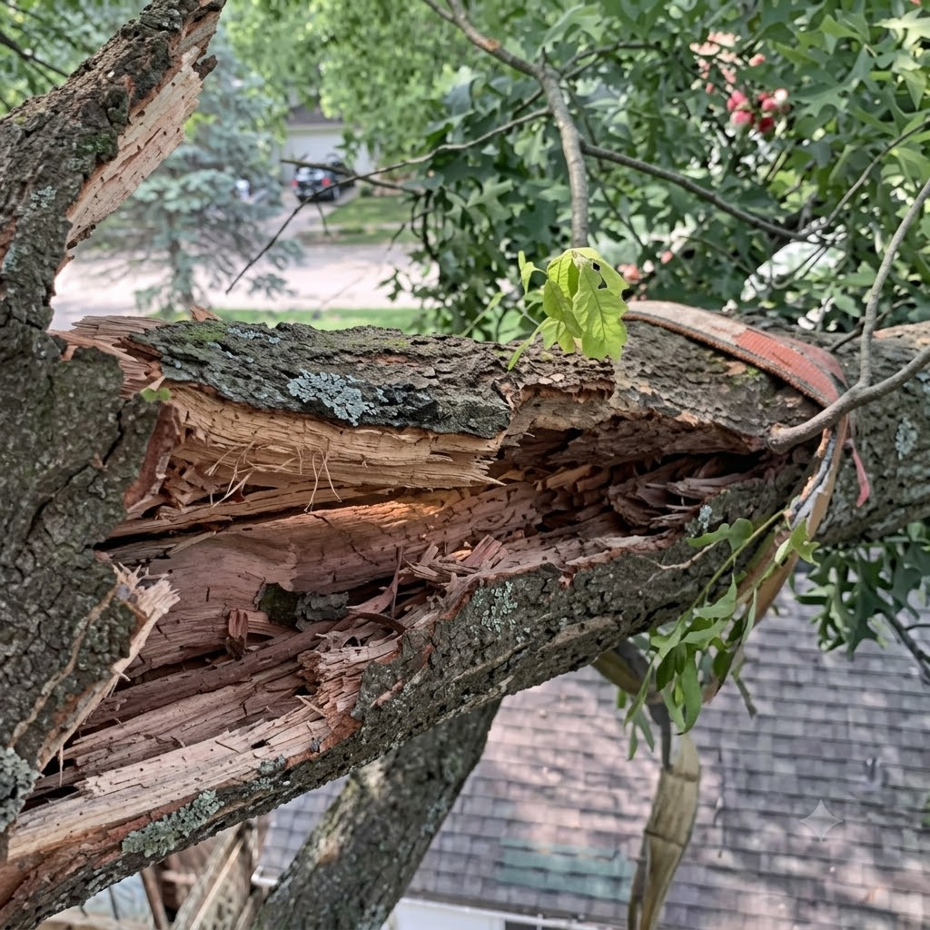 Pettibone Tree Service project — Storm Cleanup