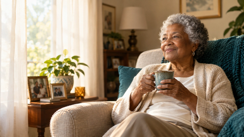 Older woman searching about at EDWP Georgia