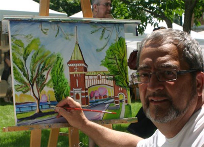 Participation au 1er symposium Visit’art de Saint-Hyacinthe au jardin des anciens maires les 12 et 13 juin 2010