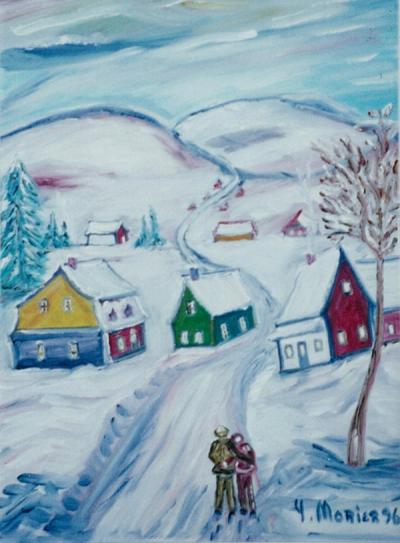 Walk in Éboulements, Reproduction by Jean-Paul Lapointe