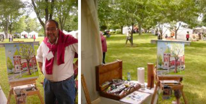 Souvenirs de ma participaton à Visit’art