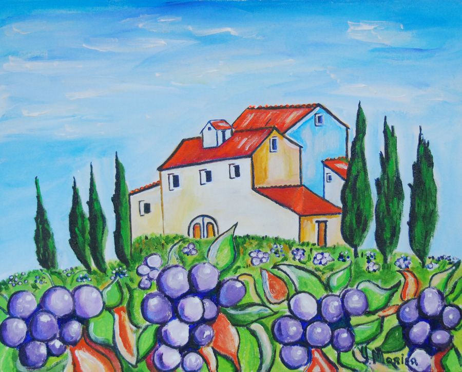Vignoble en Toscane