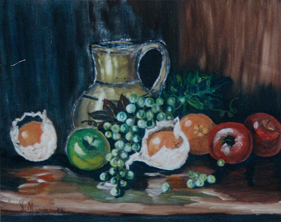 Fruits and Tissue Paper