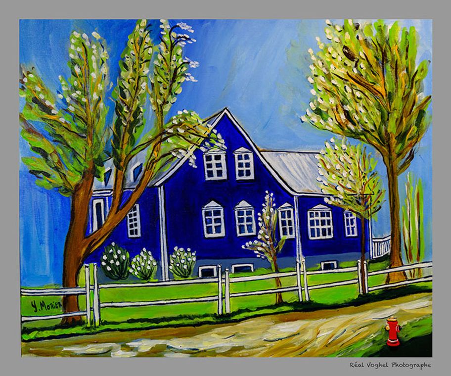 Blue House of Sainte-Luce sur Mer