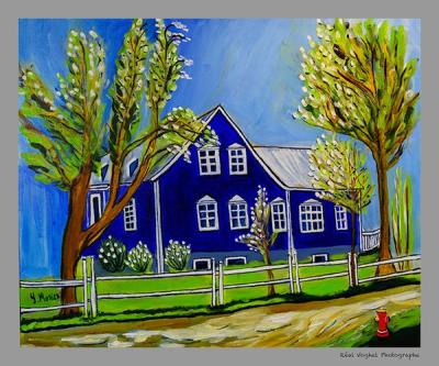 Blue House of Sainte-Luce sur Mer