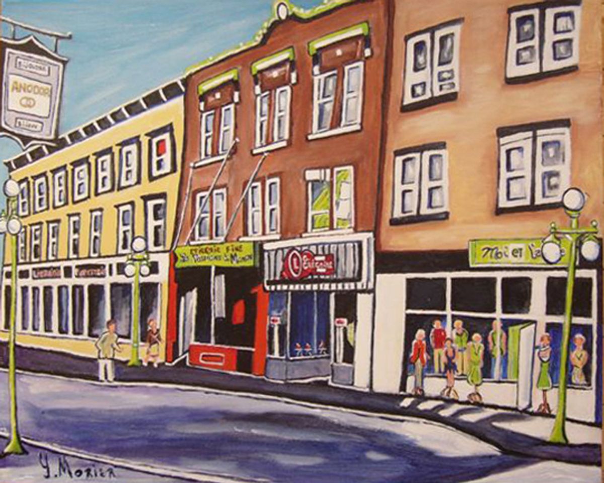 The Wind Turns Downtown, rue Cascades, Saint-Hyacinthe