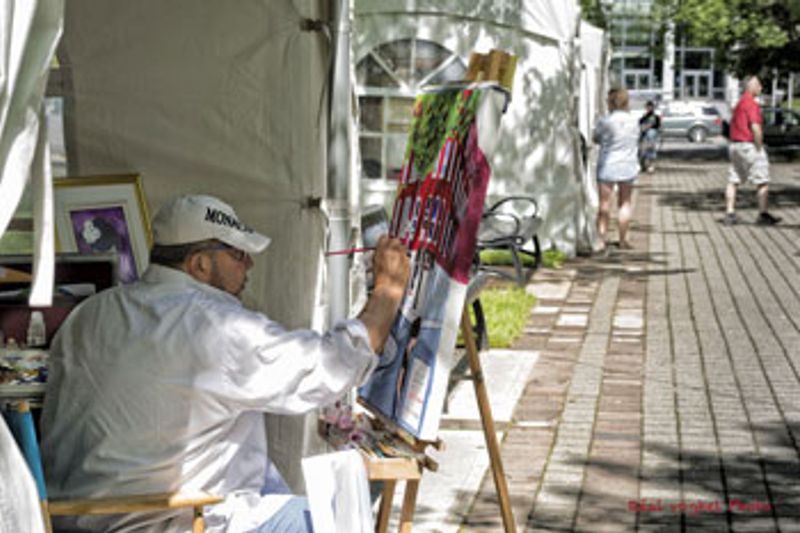 Visit ’ Art des 14 et 15 juin 2014 au parc Casimir Dessaulles