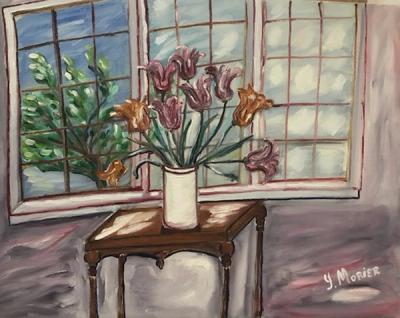 Tulips in the Living Room