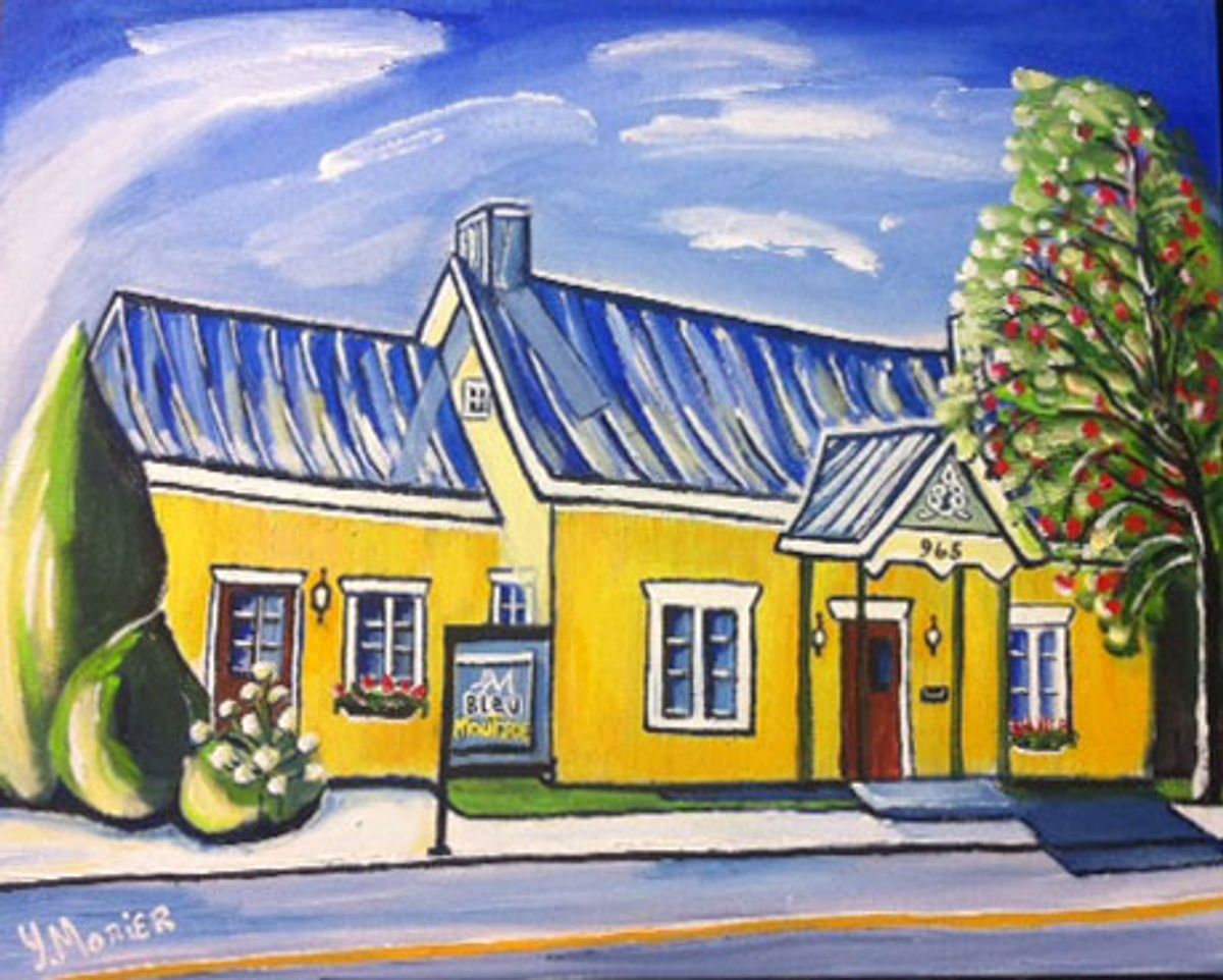 Bleu Moutarde... Chic Bistro of Old Beloeil