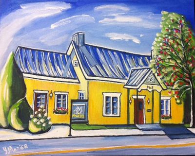 Bleu Moutarde... Chic Bistro of Old Beloeil