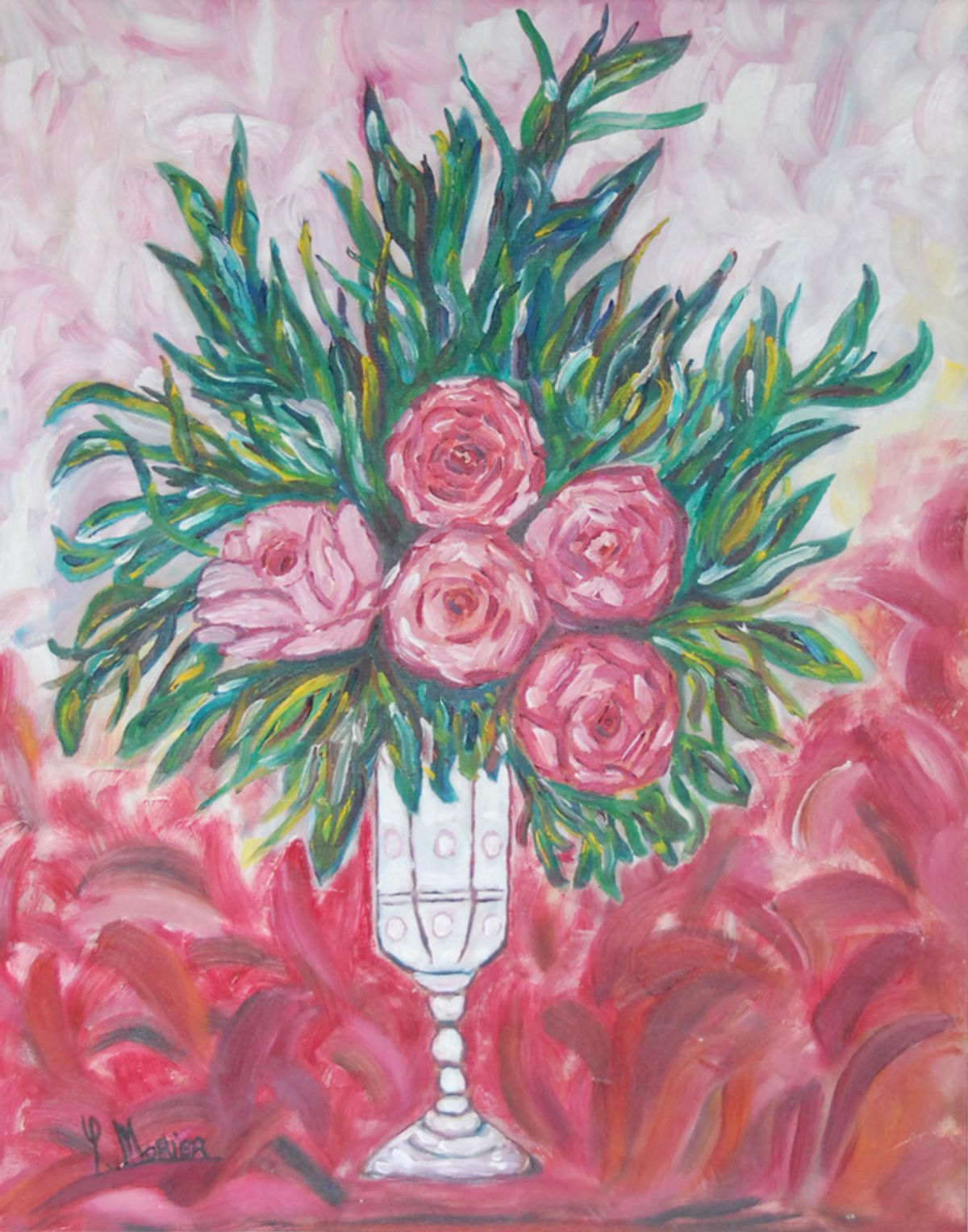 Roses and Greenery