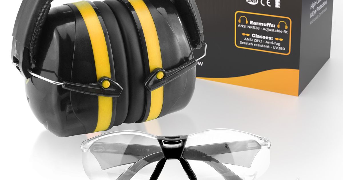 TradeSmart Ear Muffs for Shooting & Gun Eye Protection