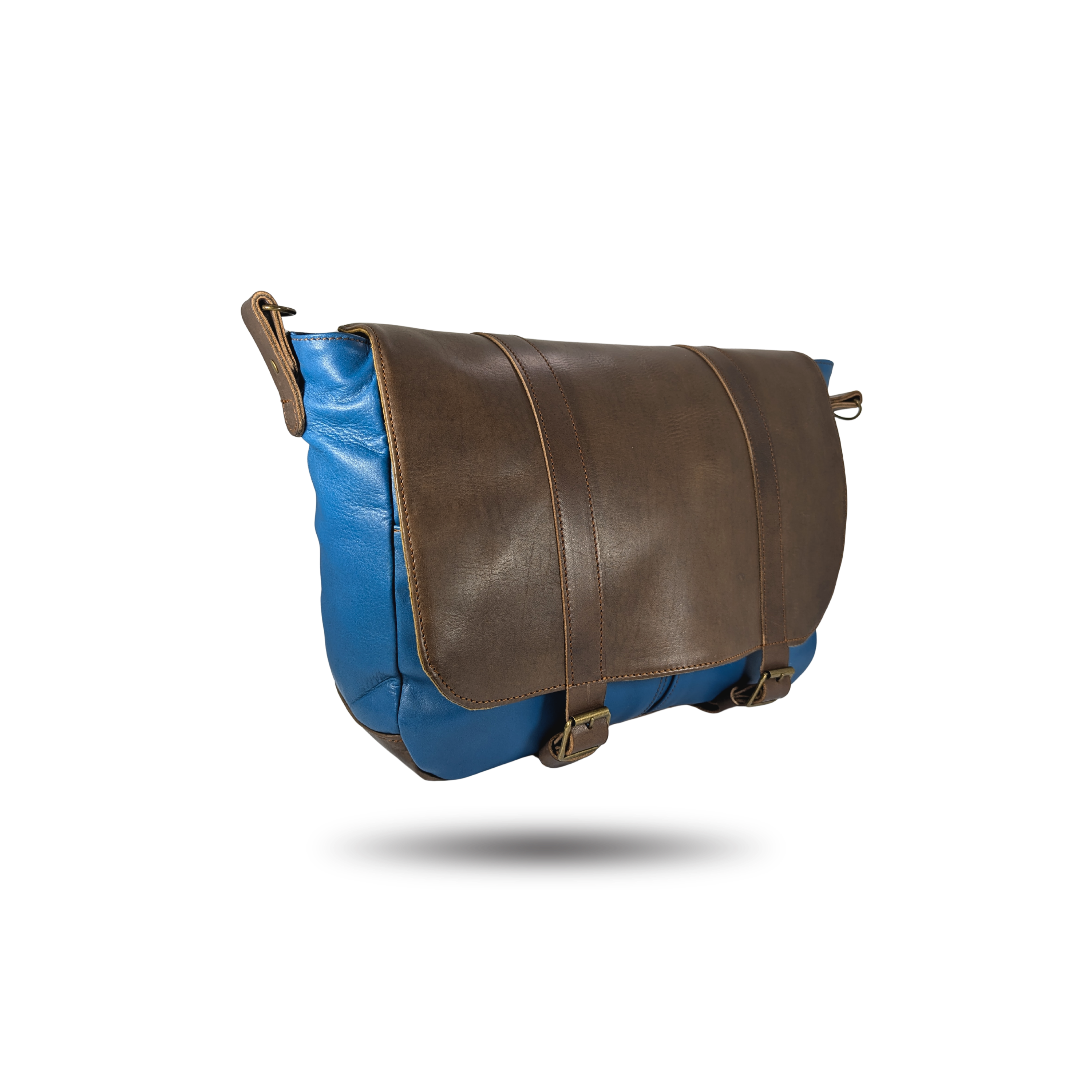 LÆVIK Odin Messenger – Blue / Brown