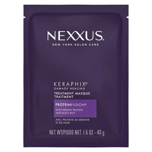 Nexxus Keraphix Shampoo and Conditioner + Repair Treatment Masks for  Damaged Hair, Black, 33.8 Fl Oz (2 Count) + 1.5 Oz (3 Count), Total 5 Count  (Pack of 1)