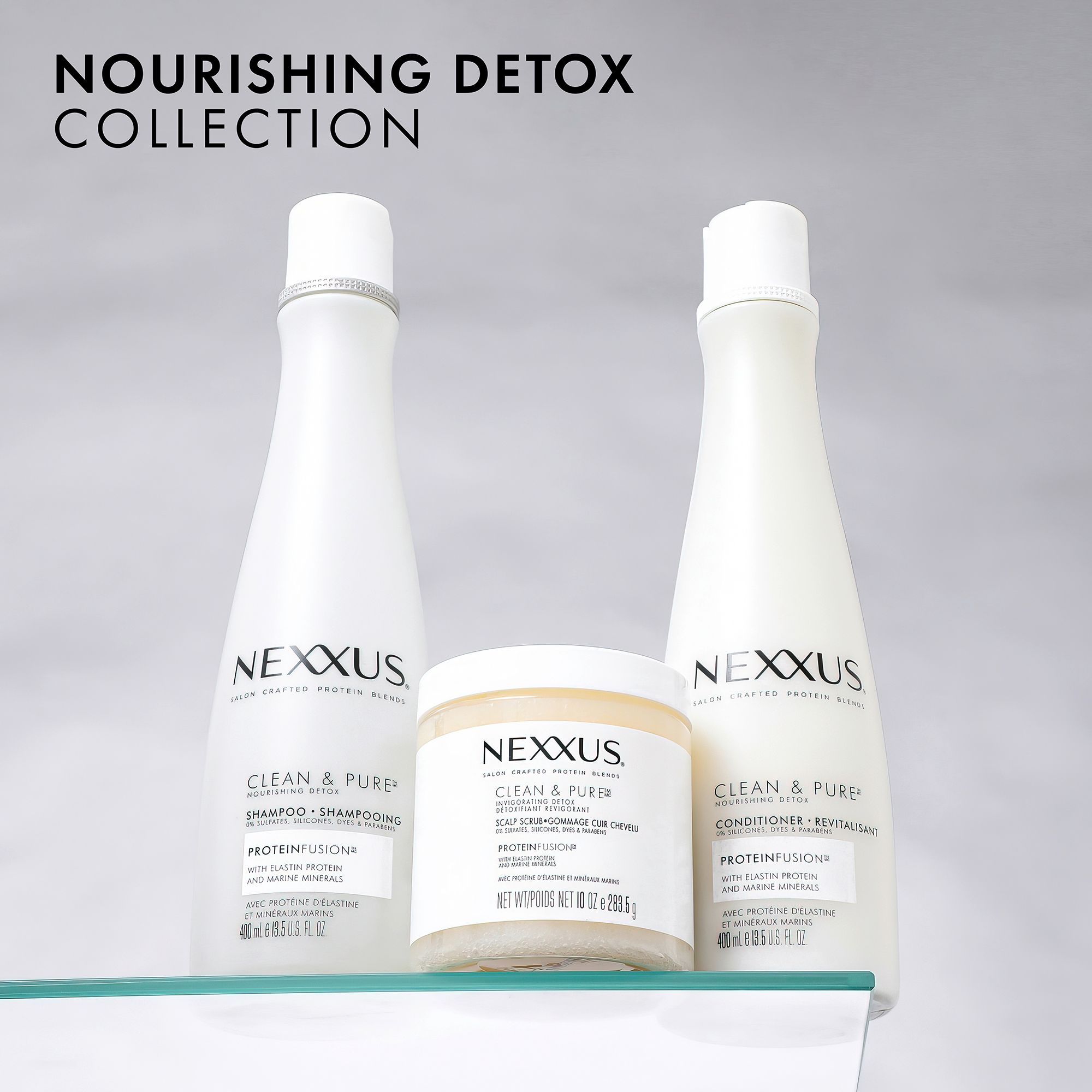 Nexxus outlet clean and pure shampoo and conditioner