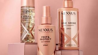 three nexxus bottles