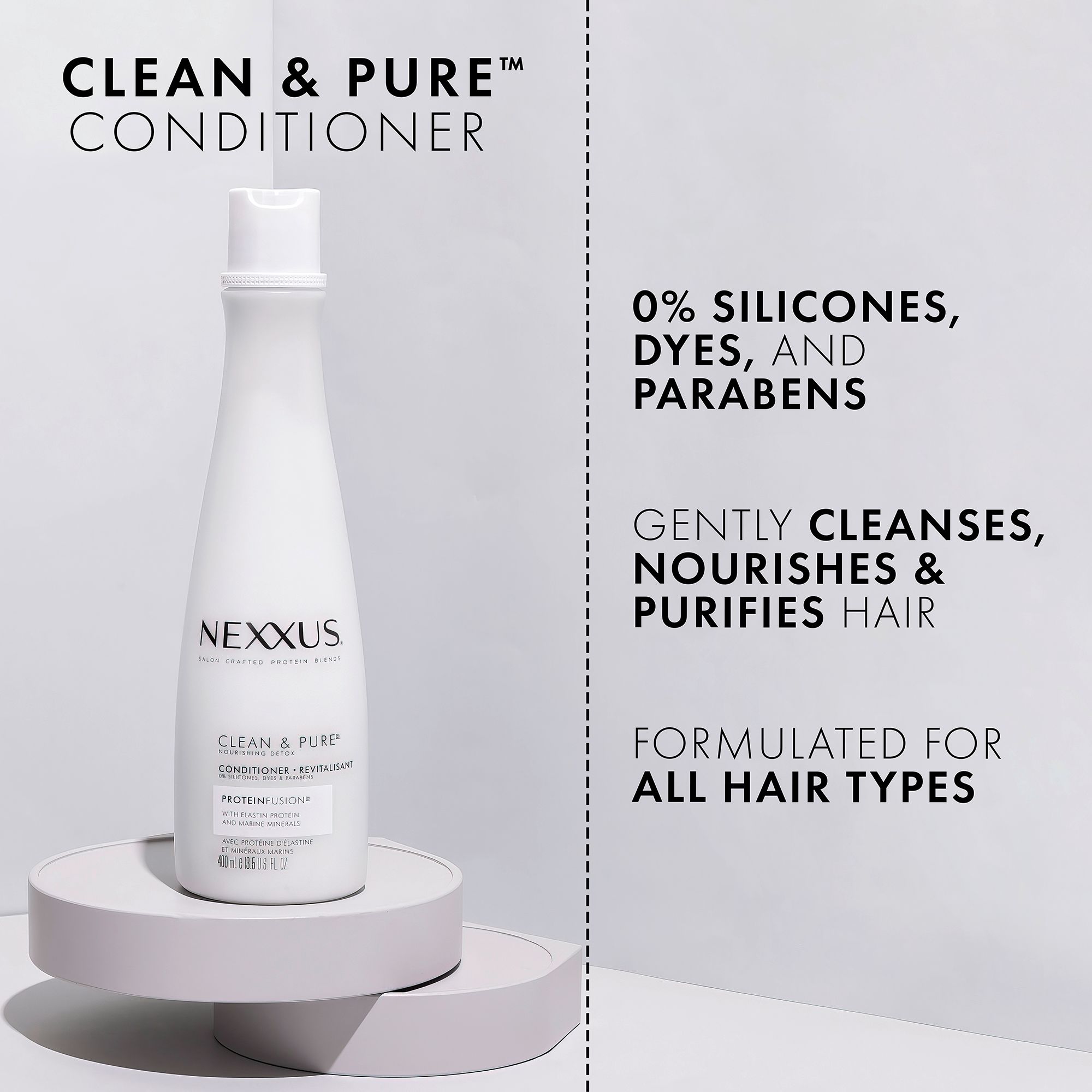 Nexxus outlet clean and pure shampoo and conditioner