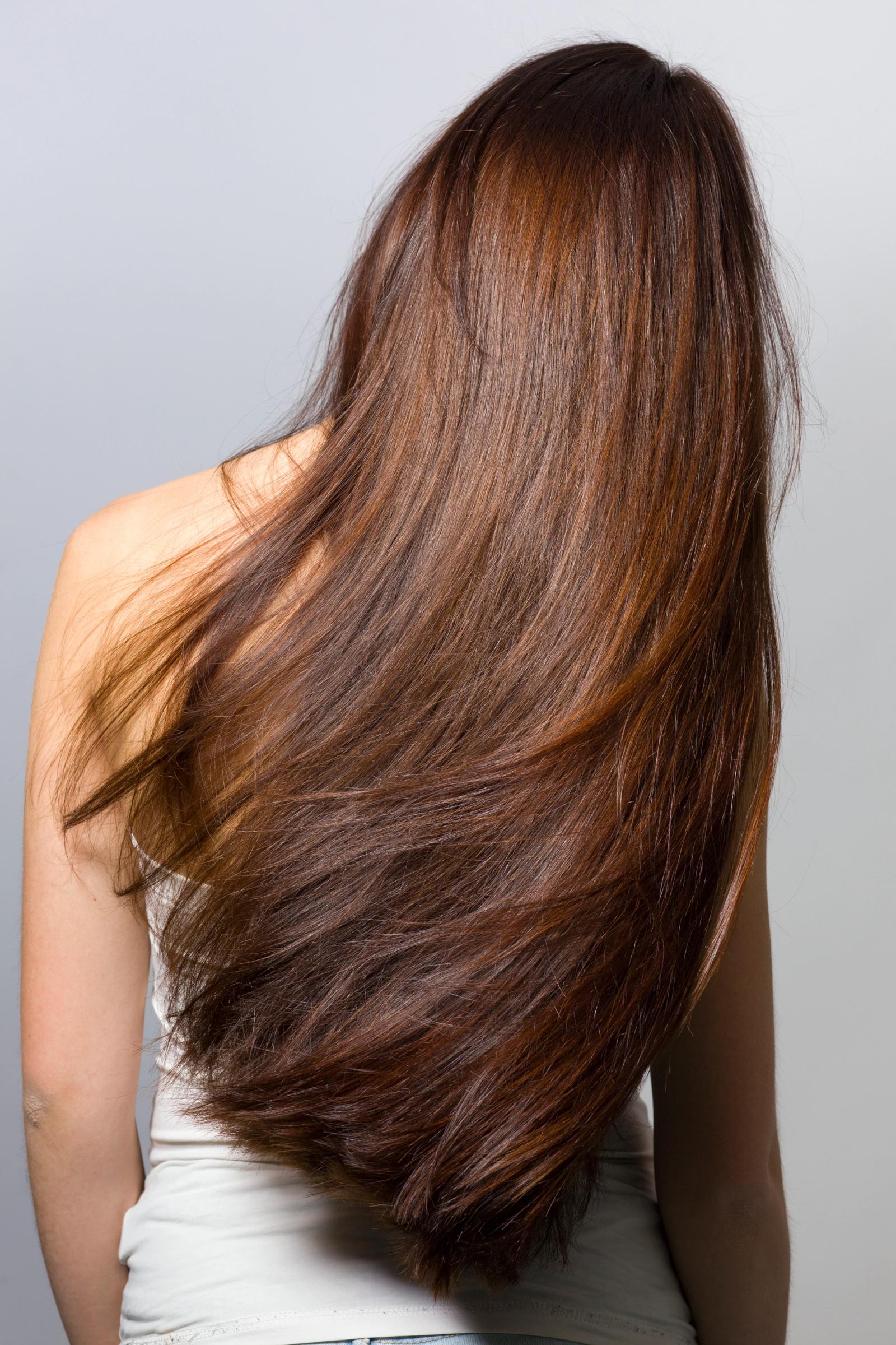 girl with back side hair