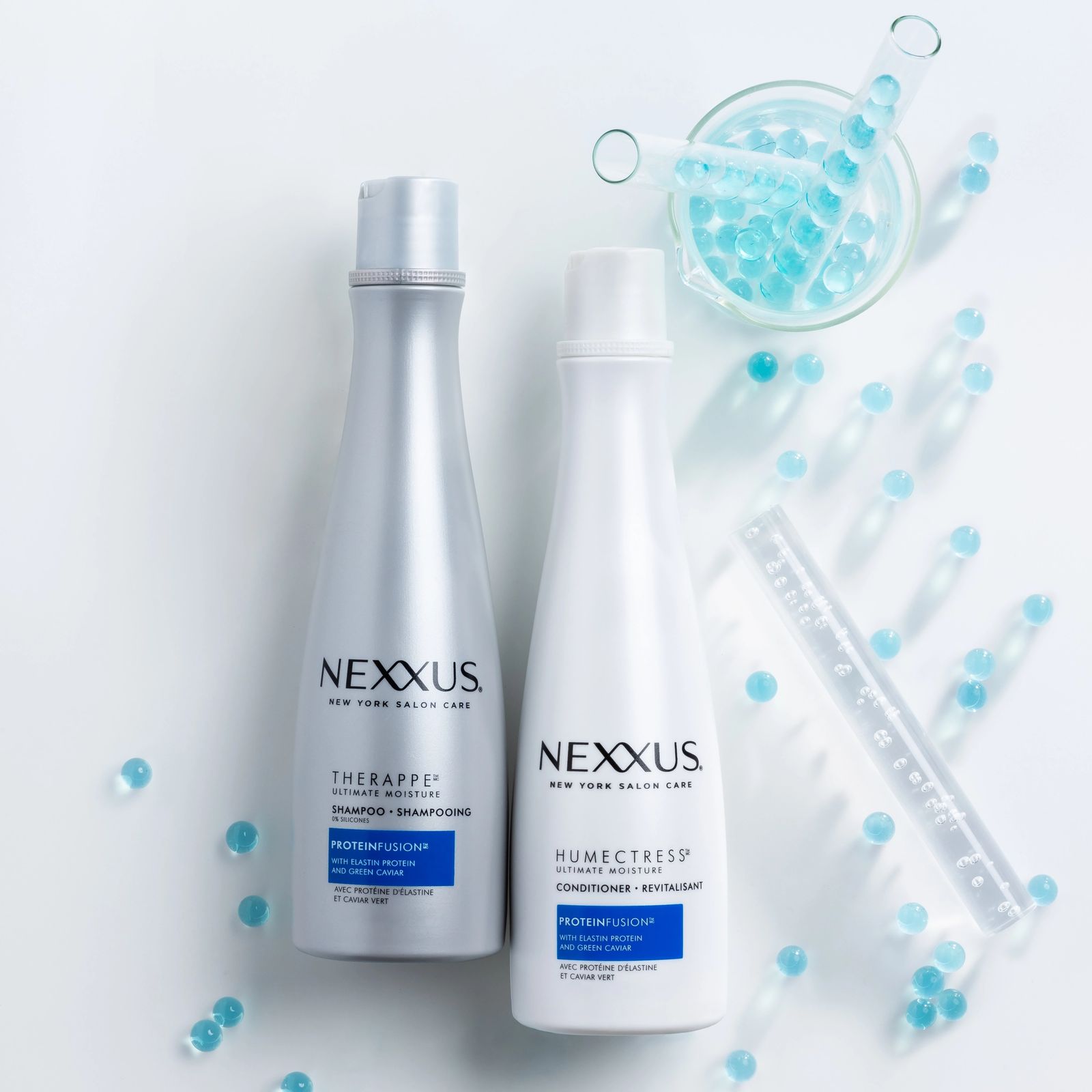 Nexxus Therappe Shampoo & Humectress Conditioner Product Shot