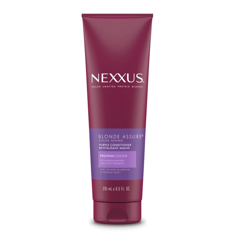 Nexxus Blonde Assure Purple Conditioner for Silver, Bleached, Blonde Hair & Brassiness - Full-size image