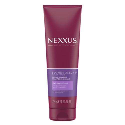 Nexxus Blonde Assure Purple Shampoo For Silver, Bleached, Platinum, & Blonde Hair - Product image