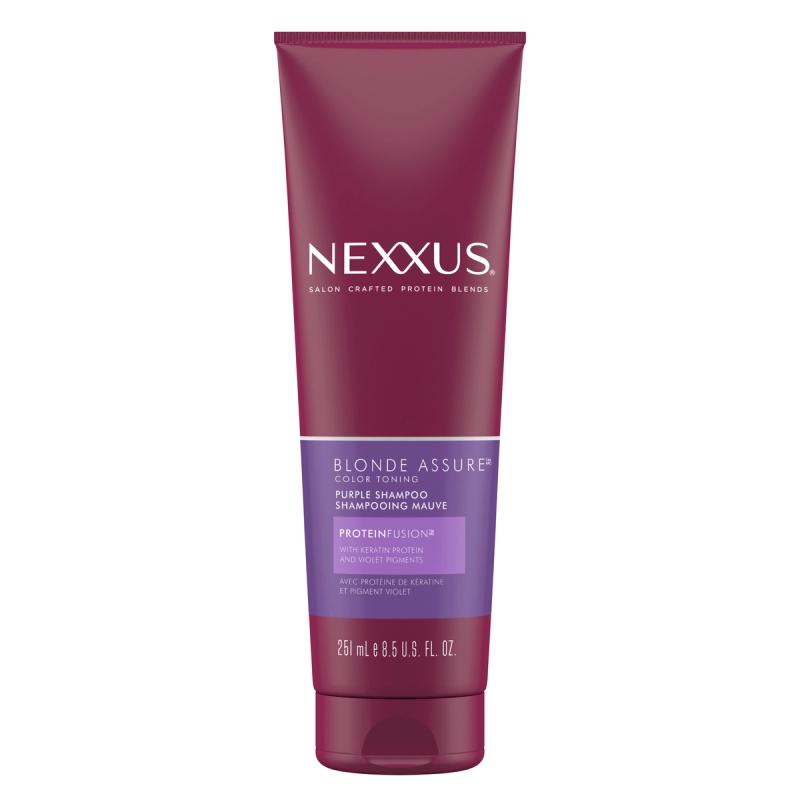 Nexxus Blonde Assure Purple Shampoo For Silver, Bleached, Platinum, & Blonde Hair - Full-size image