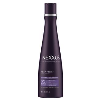 Front of Pack Nexxus Keratin Hair Shampoo Keraphix 13.5 FO, nexxus keraphix shampoo