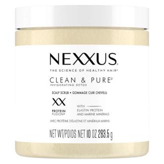 nexxus scalp scrub, nexxus exfoliating scalp scrub, nexxus clean and pure scalp scrub