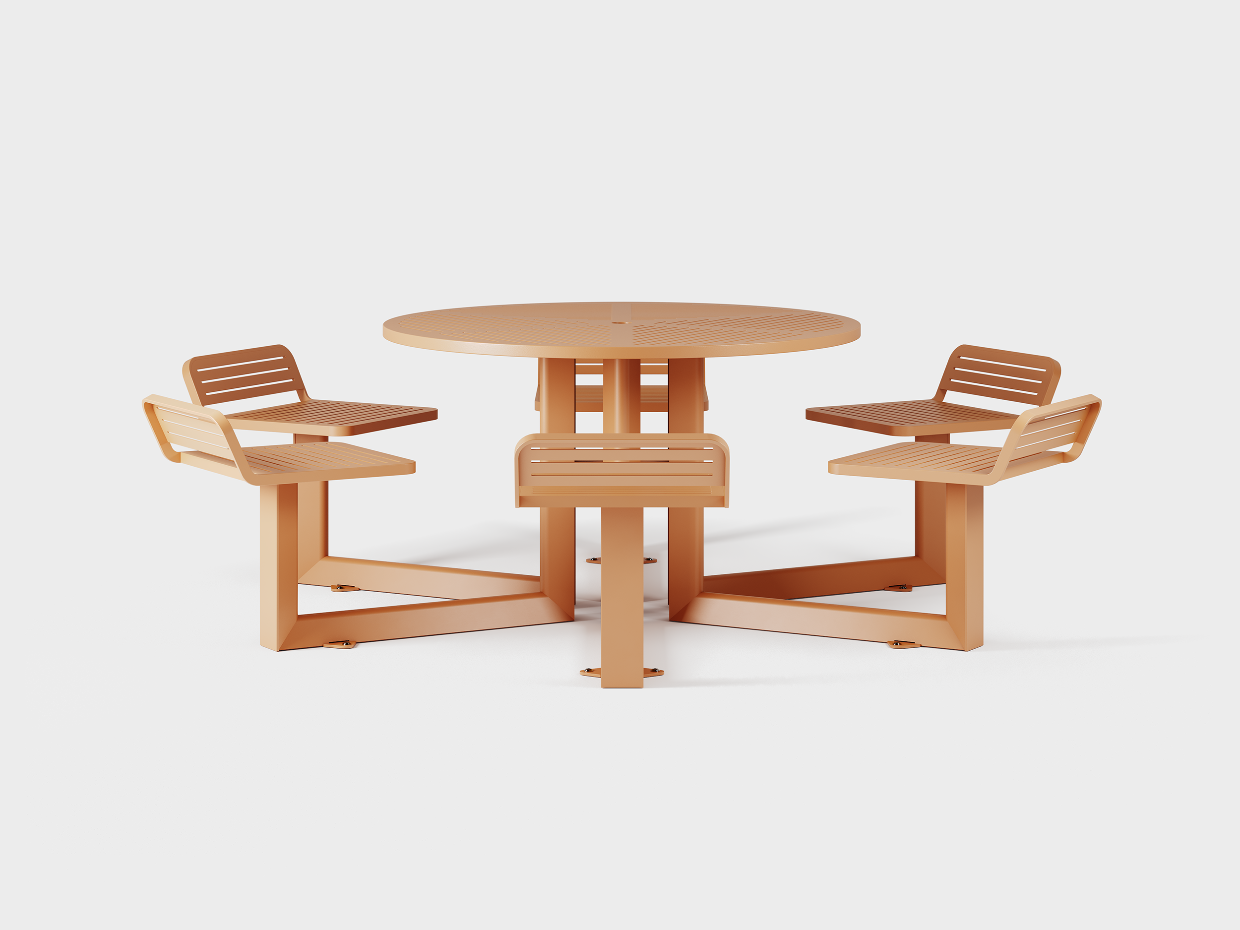 Carousel Seating Aluminum