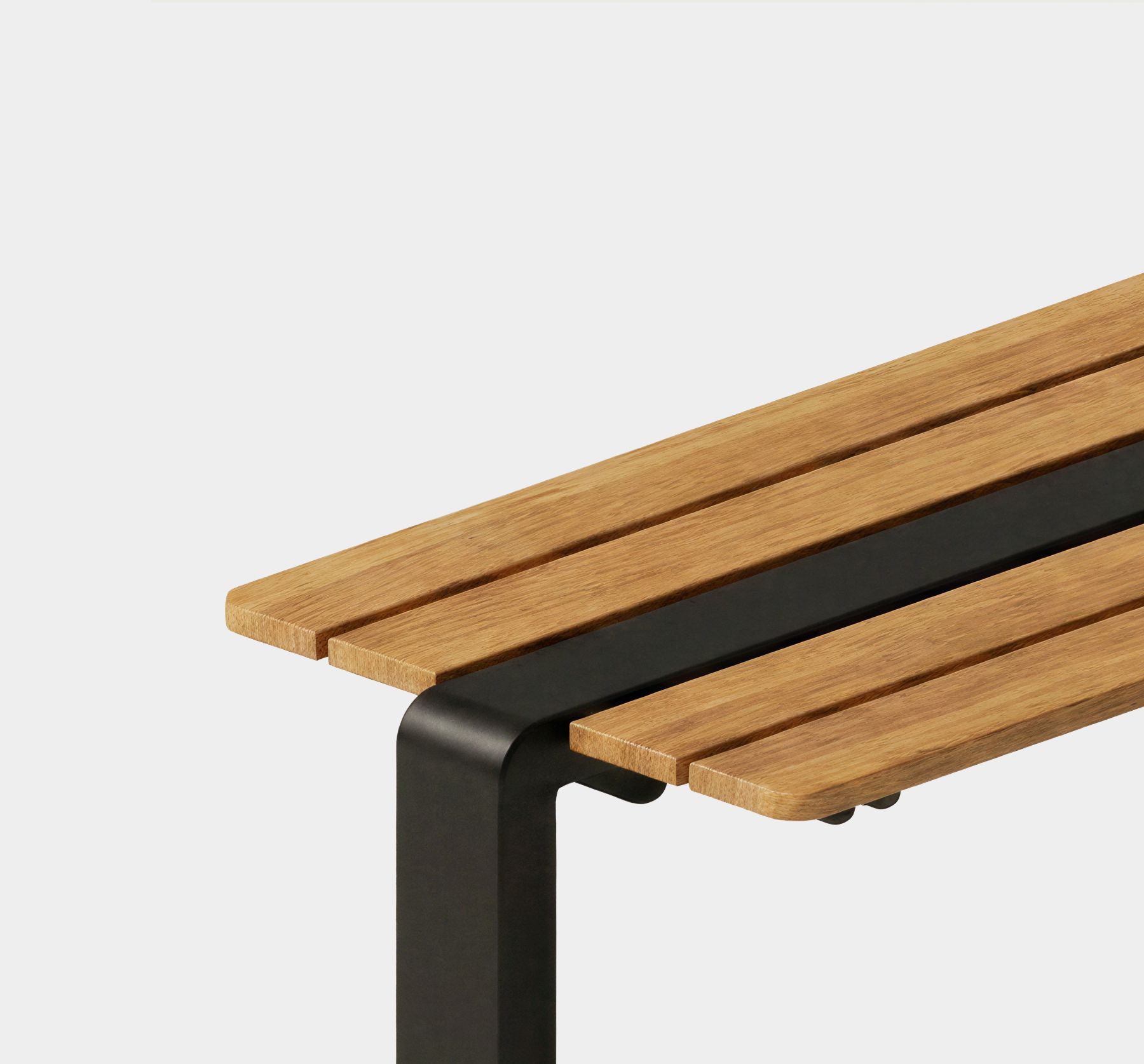 Versa Backless Platform Seating, aluminum and hardwood timber