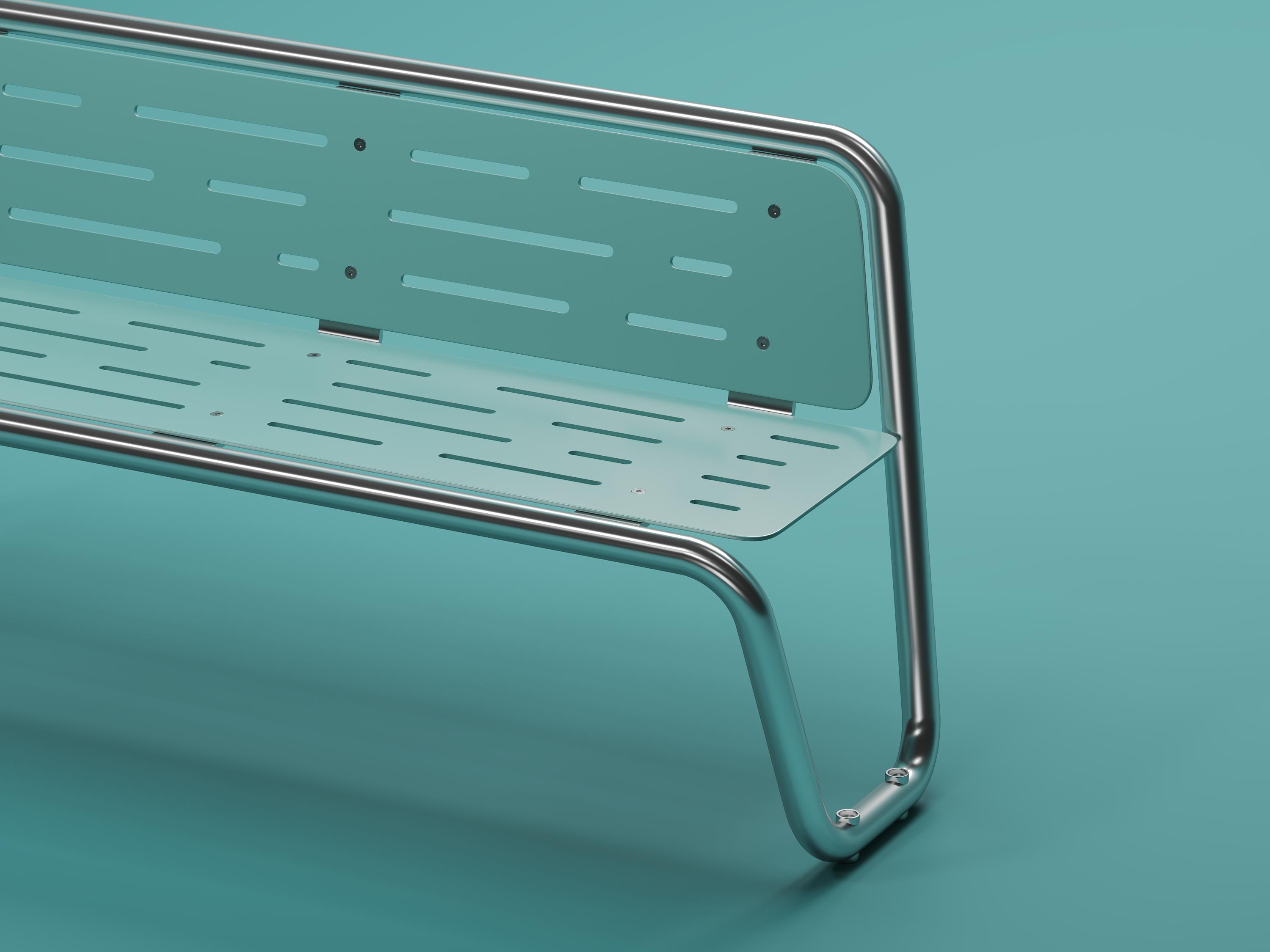 Our commercial park benches provide superior support while considering sustainability and material usage.