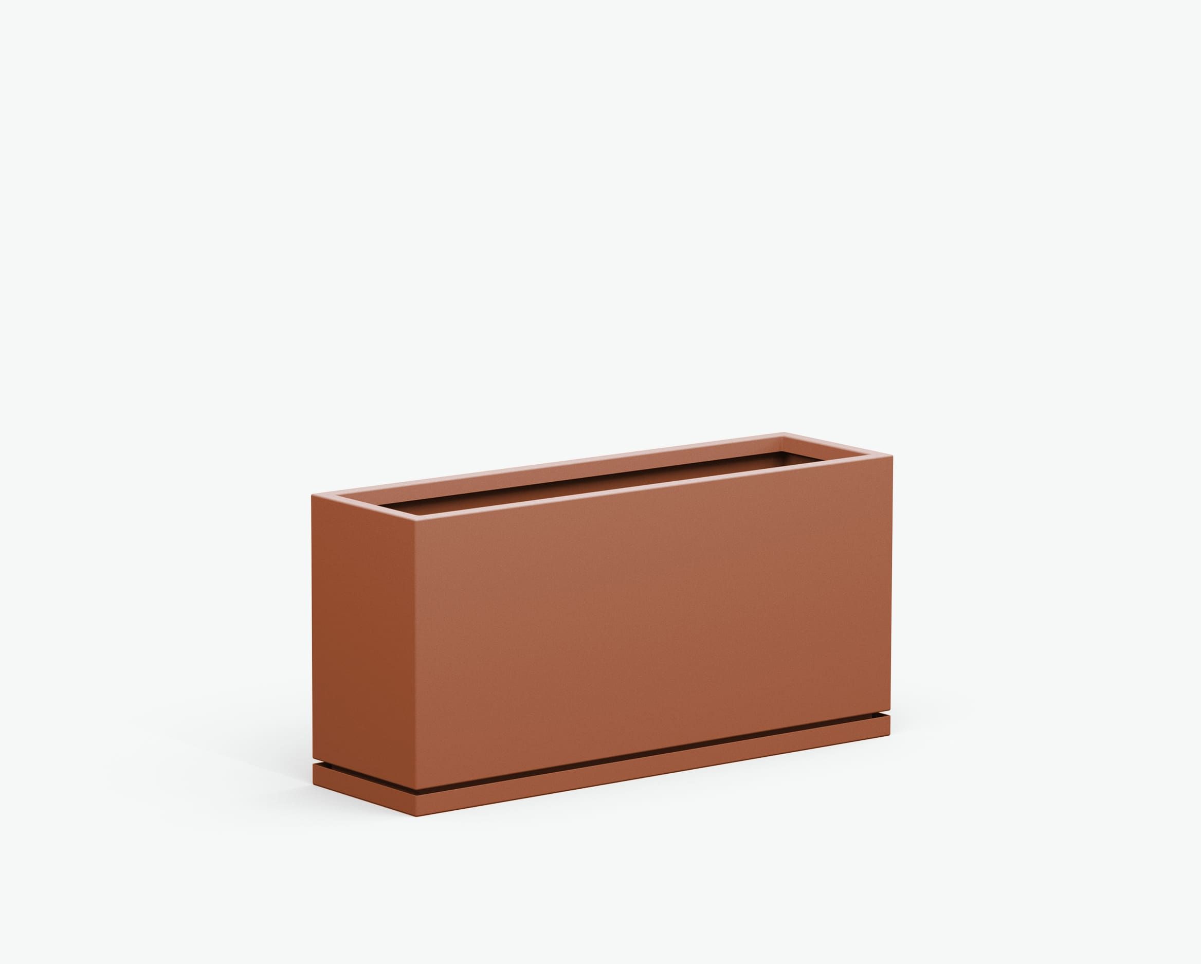 Stock is our line of powder-coated aluminum planters for commercial outdoor spaces and indoor use.