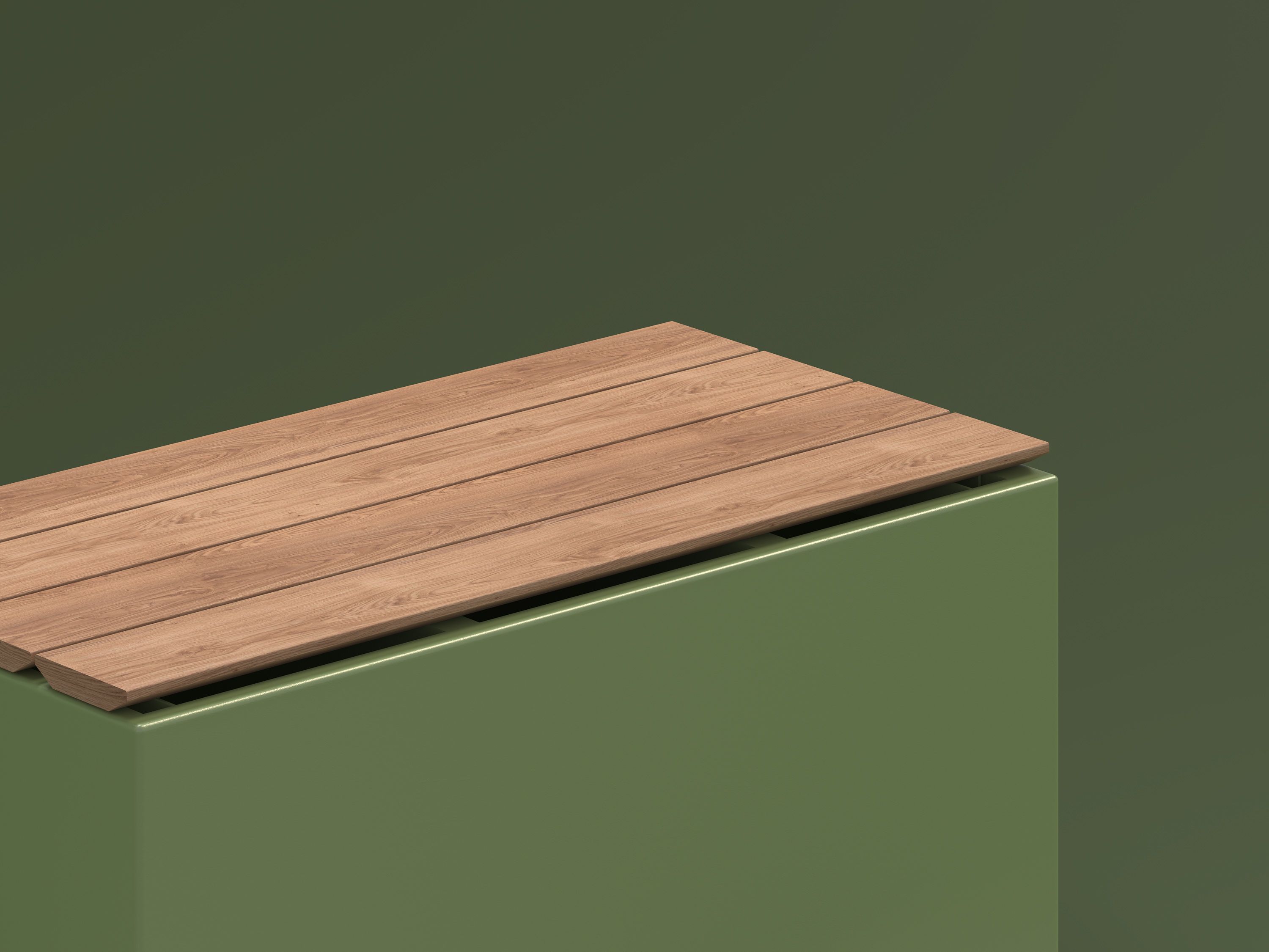 Join Seating fits seamlessly into the Join Modular Planters and Edging systems designed by Green Theory.