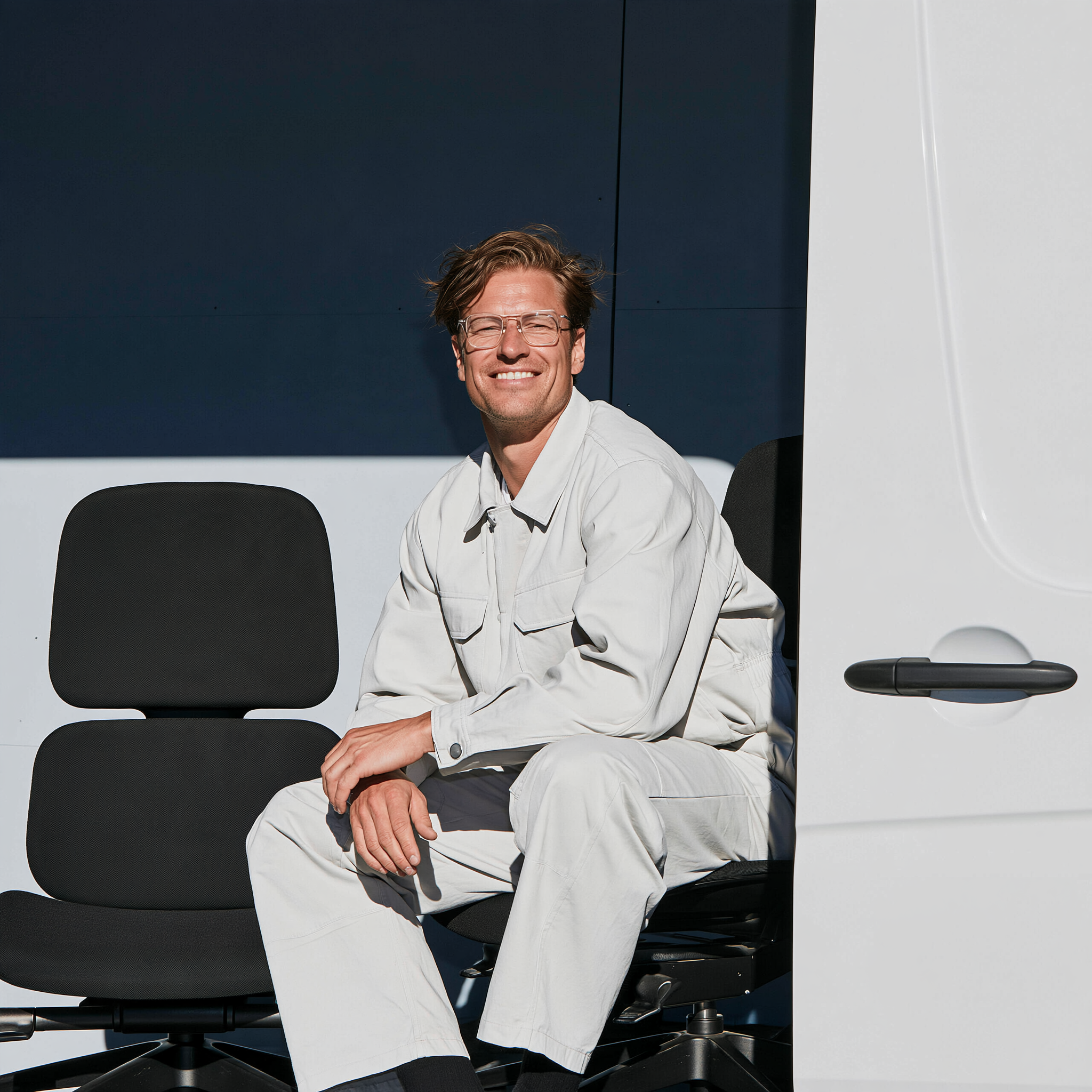 Quality second-life office furniture in a contemporary workplace