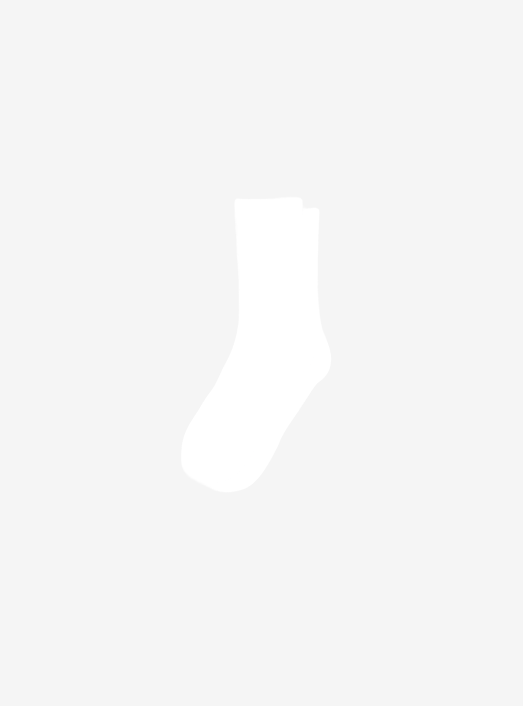 Plain White Socks, 3x