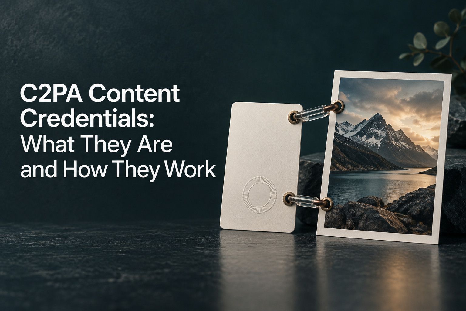 Article cover featuring the title: C2PA Content Credentials: What They Are and How They Work