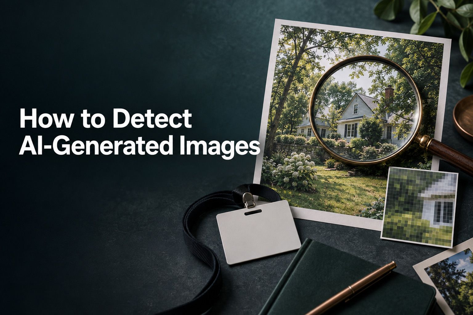 Article cover featuring the title: How to Detect AI-Generated Images