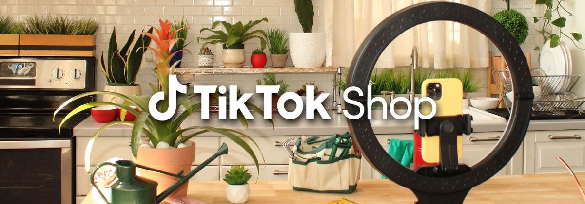 TikTok Shopの日本での提供開始を告知するビジュアル