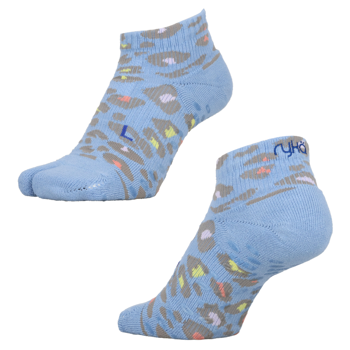 ryka R-SOX9 レオパード柄のソックス