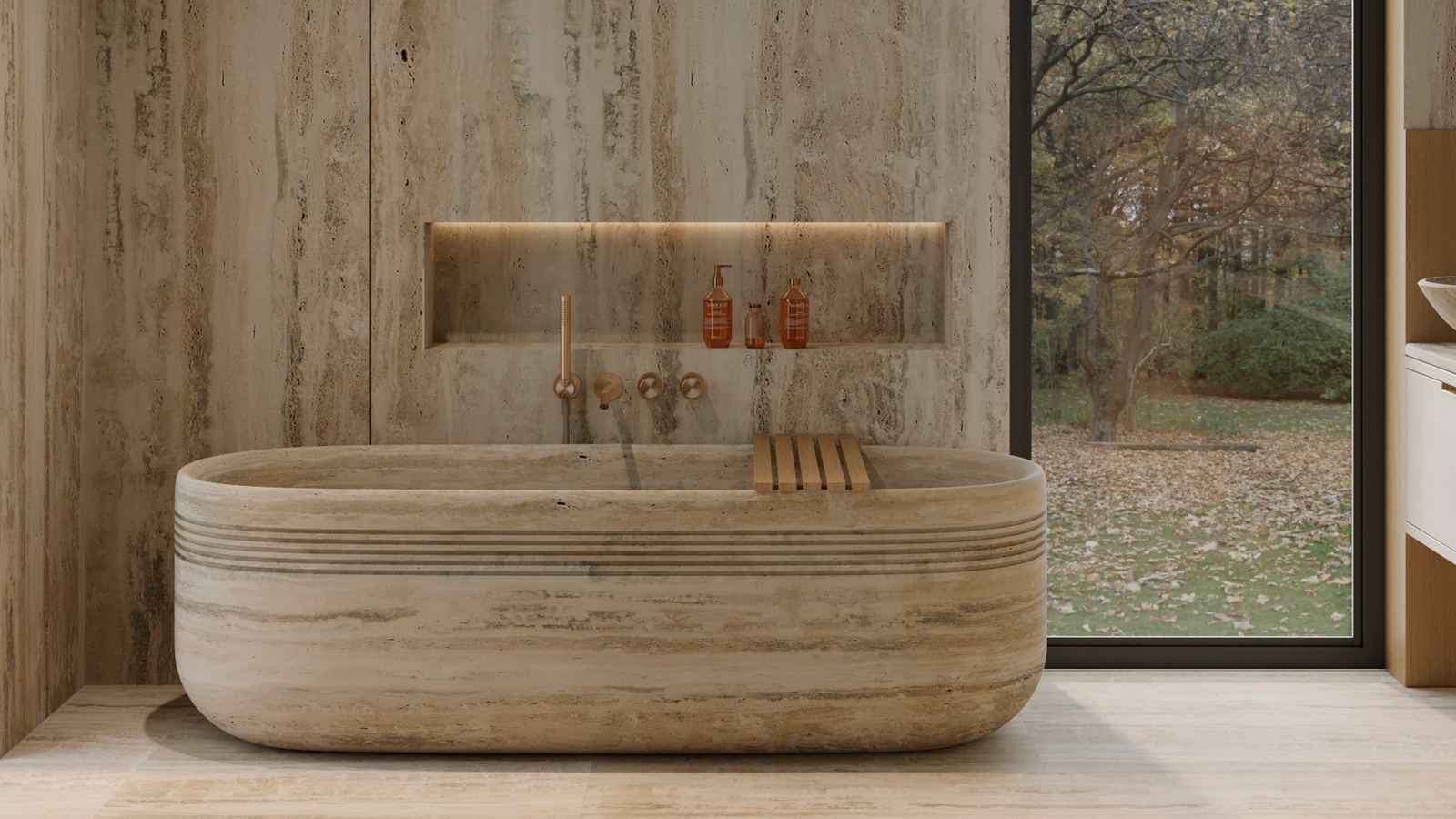 Bath Collection - Natural stone bathroom furniture by MAAMI HOME