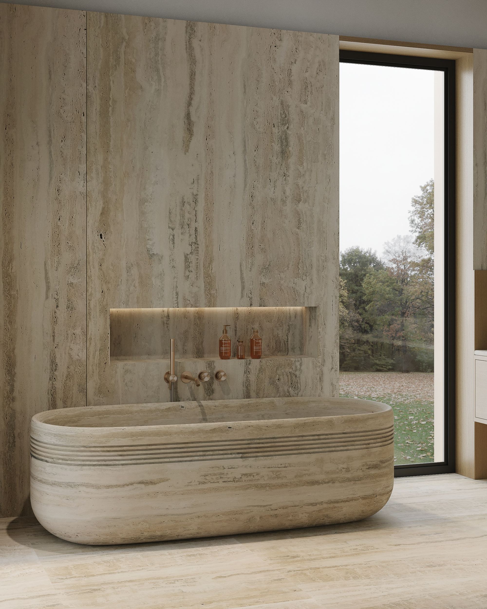 Bath Collection - Natural stone bathroom furniture by MAAMI HOME