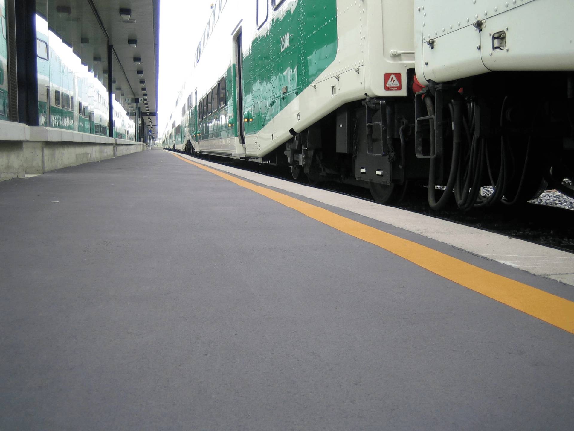 StreetBondSR solar-reflective coating at a pedestrian pathway in Canada — installed by HUB Surface Systems