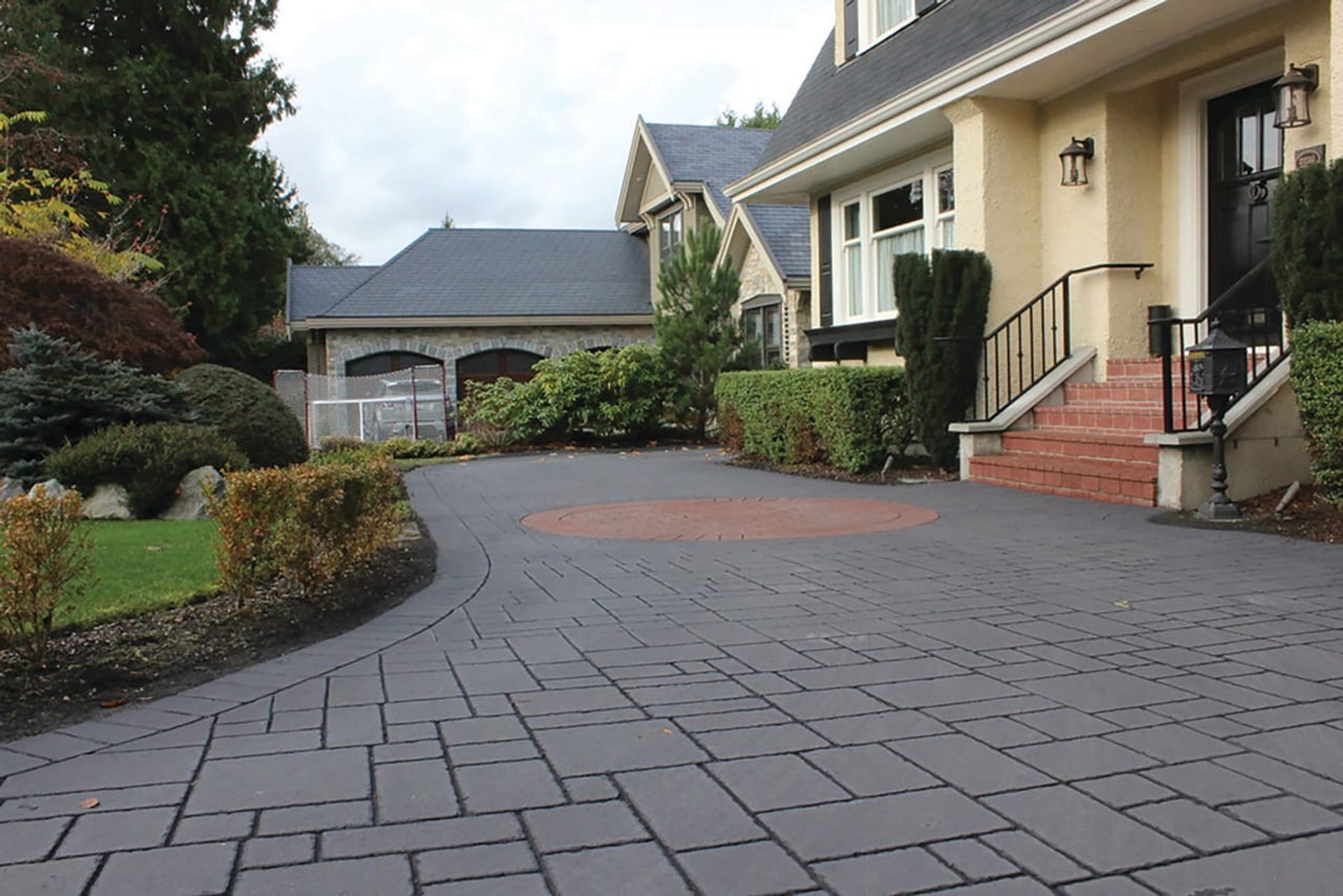 Stamped asphalt driveway, photo 3 of 33